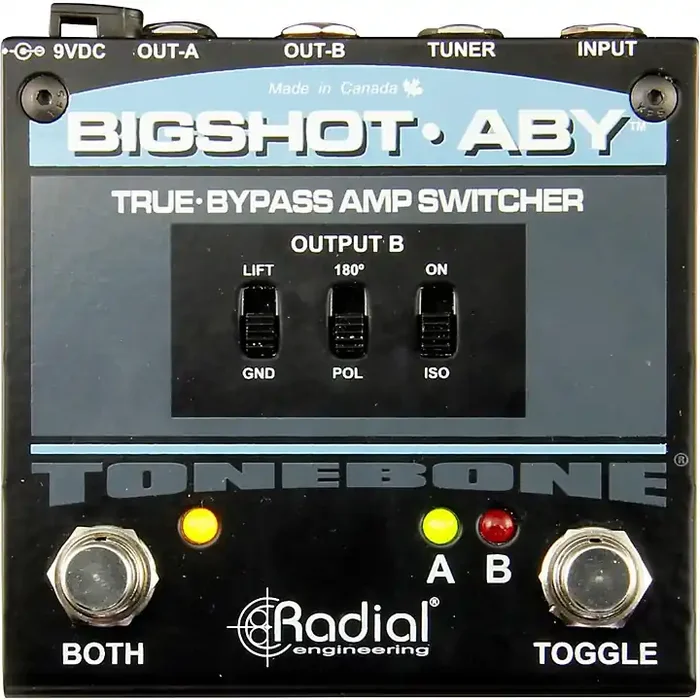 Radial Engineering BigShot ABY True Bypass Switch Pedal Guitar Center