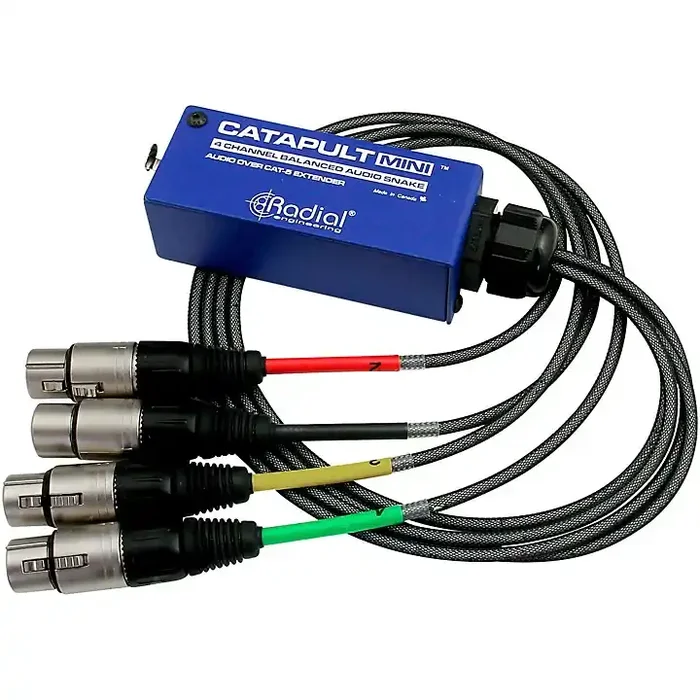 Radial Engineering Catapult Mini TX 4-Channel Cat 5 Audio Snake Guitar Center