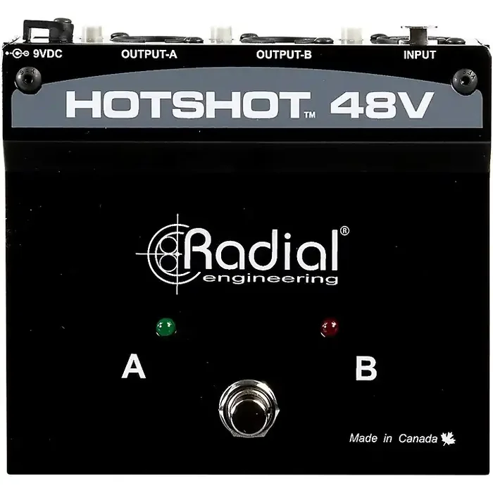 Radial Engineering HotShot 48V Condenser Microphone Switcher Guitar Center
