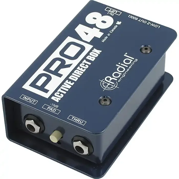 Radial Engineering Pro48 Active 48-Volt Compact Active Direct Box Guitar Center
