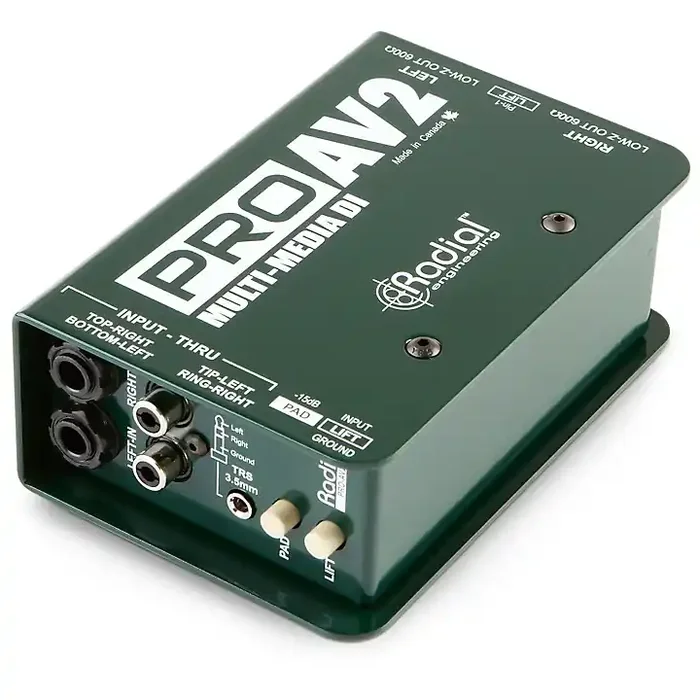 Radial Engineering ProAV2 Stereo Direct Box Guitar Center