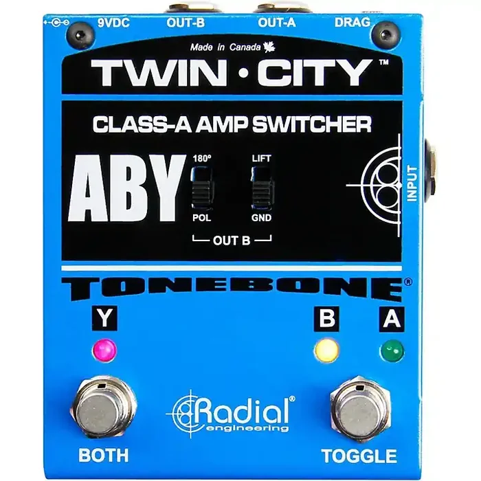 Radial Engineering Tonebone Twin-City Active ABY Switcher Guitar Center
