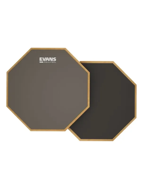 RealFeel by Evans 2-Sided 12″ Practice Drum Pad