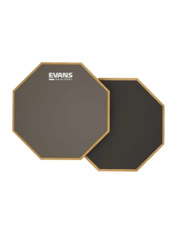 RealFeel by Evans 2-Sided 6″ Practice Drum Pad