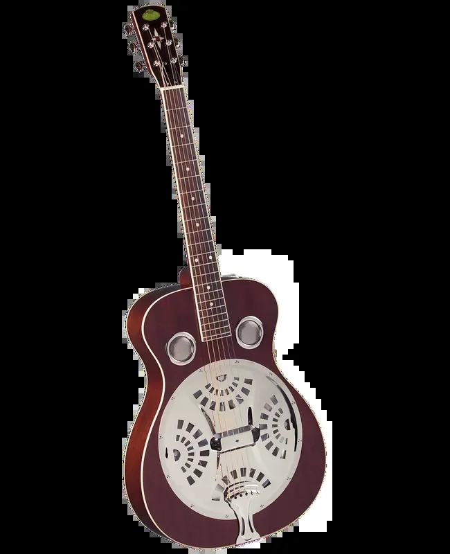 Regal RD-40 Series Studio Dobro with “Power Reflex” sound chamber. RD-40M in Natural Mahogany