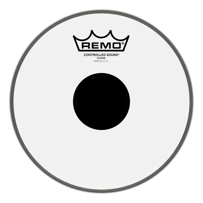 Remo 08 Controlled Sound 8″ Series Clear Black Dot Drumhead