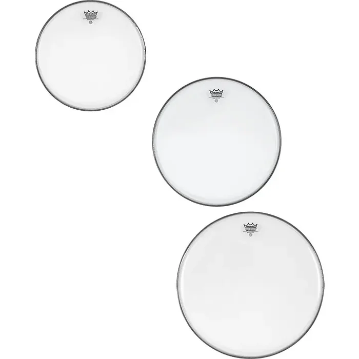 Remo Ambassador Clear Tom Rock Drumhead Pack Guitar Center