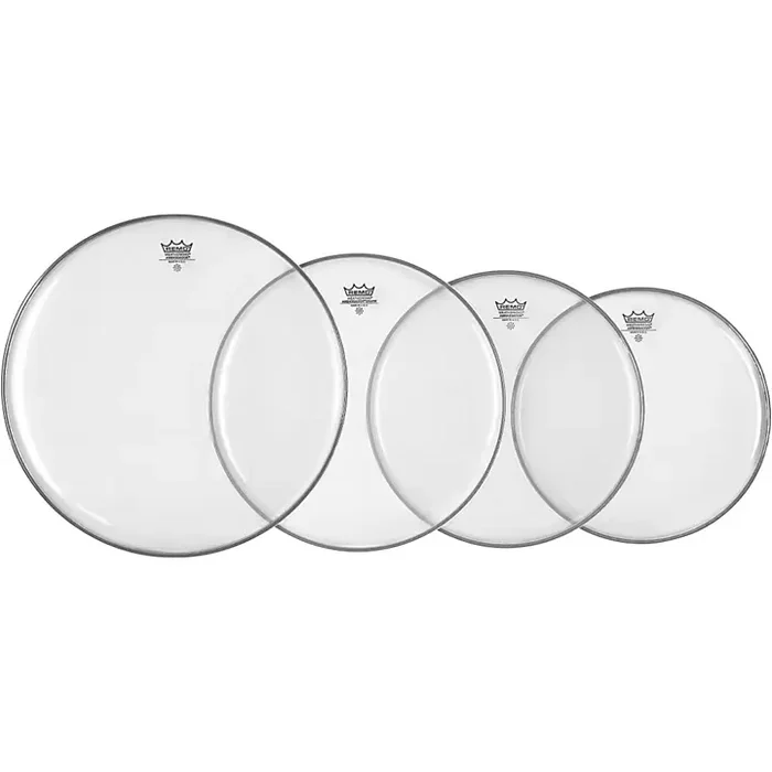 Remo Ambassador Standard Resonant Pro Pack With Free 14″ Ambassador Hazy Snare Side Drum Head Clear Guitar Center