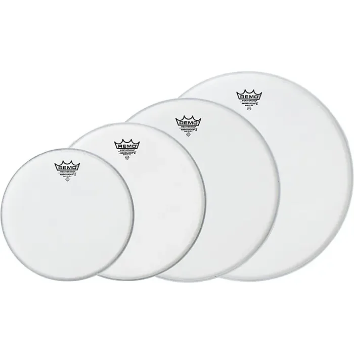 Remo Ambassador X New Fusion Drumhead Pack, Buy 3 Get a Free 14 Inch Head Guitar Center
