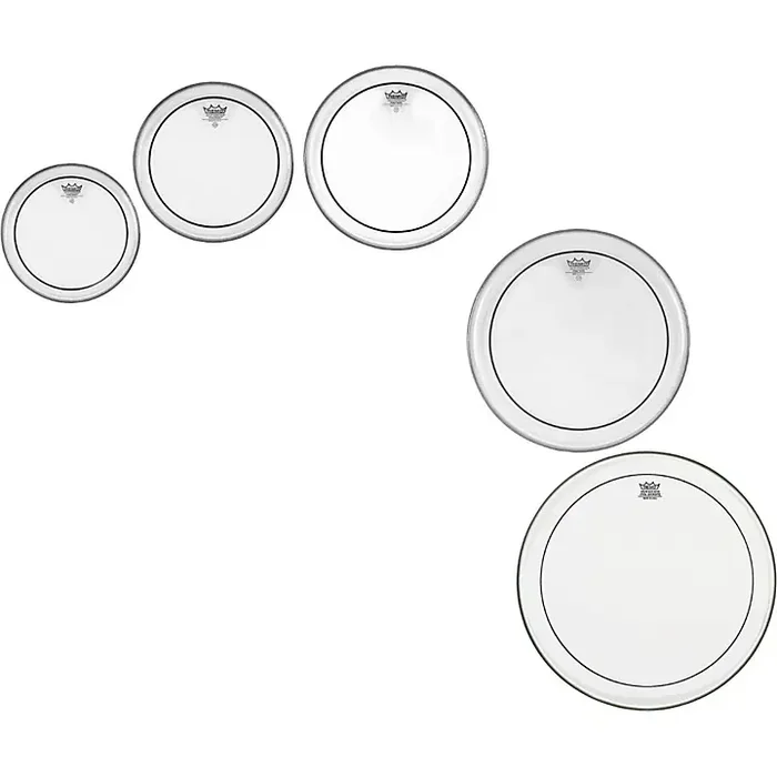 Remo Pinstripe Clear 5-Piece Tom Drum Head Pack Guitar Center
