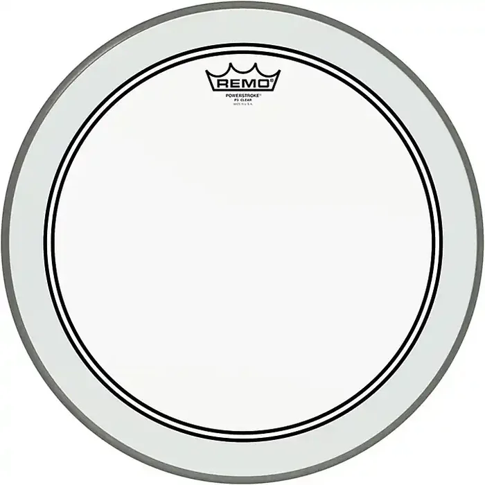 Remo Powerstroke 3 Clear Bass Drum Head With Impact Patch 16 in. Guitar Center