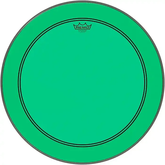 Remo Powerstroke P3 Colortone Green Bass Drum Head 22 in. Guitar Center