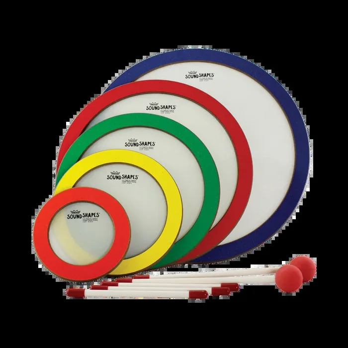 Remo SS100005 Sound Shapes – Circles 5 Pack Hand-Held Percussion