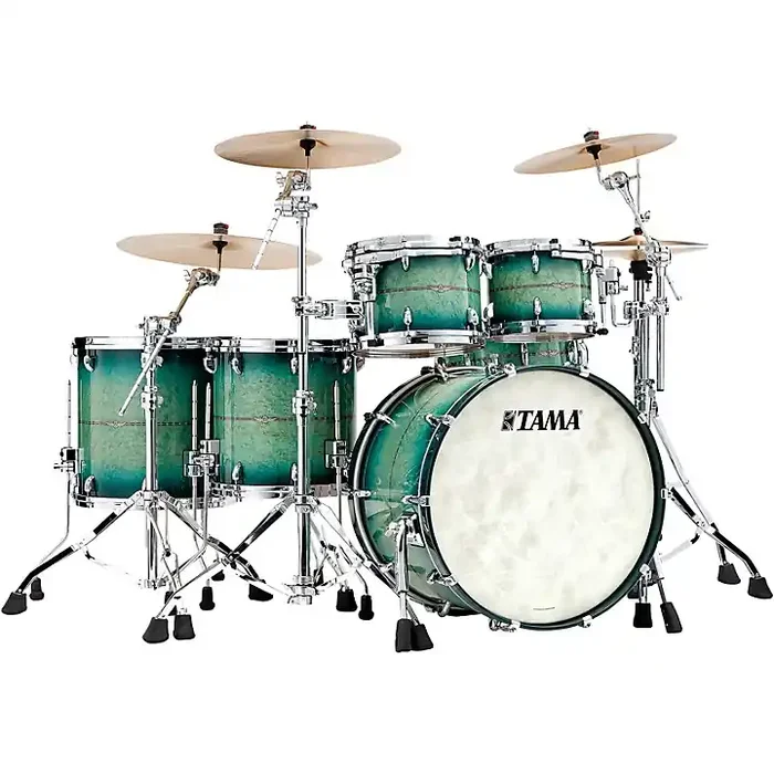 Restock TAMA STAR Factory Vault – Maple 5-Piece Shell Pack With 22″ Bass Drum Cerulean Birds Eye Maple Burst Guitar Center