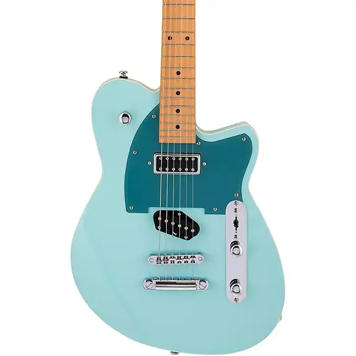 Reverend Buckshot Roasted Maple FIngerboard Electric Guitar Chronic Blue Guitar Center