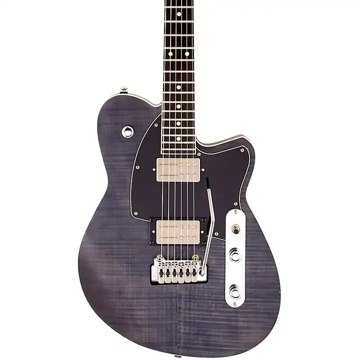 Reverend Reeves Gabrels Signature Electric Guitar Transparent Black Guitar Center