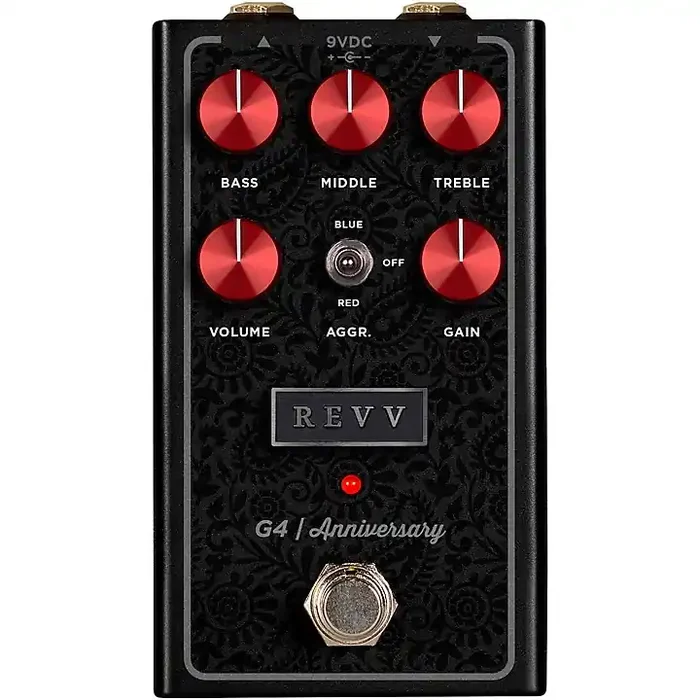 Revv Amplification G4 Anniversary Edition Distortion Effects Pedal Black Guitar Center