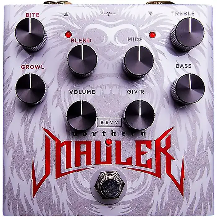 Revv Amplification Northern Mauler Glenn Fricker Signature Series Effects Pedal White Guitar Center