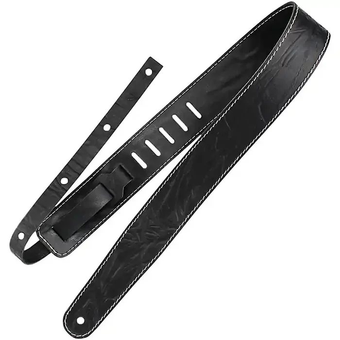 RICHTER Raw II Contour Guitar Strap Wrinkle Black Guitar Center