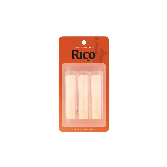 Rico – Reeds Bass Clarinet Strength 3.0 3-Pack