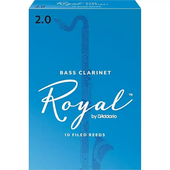 Rico Royal Bass Clarinet Reeds, Box of 10 Strength 2 Guitar Center