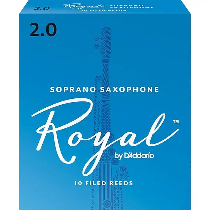 Rico Royal Soprano Saxophone Reeds, Box of 10 Strength 2 Guitar Center