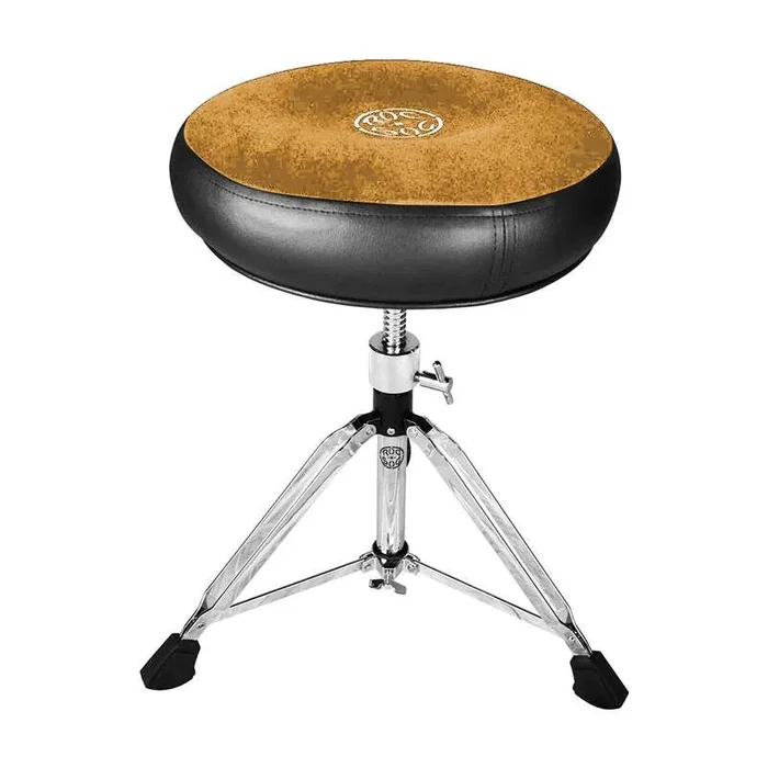Roc-N-Soc Drum Throne – Manual Spindle w/ Round TAN Seat (MSRT)