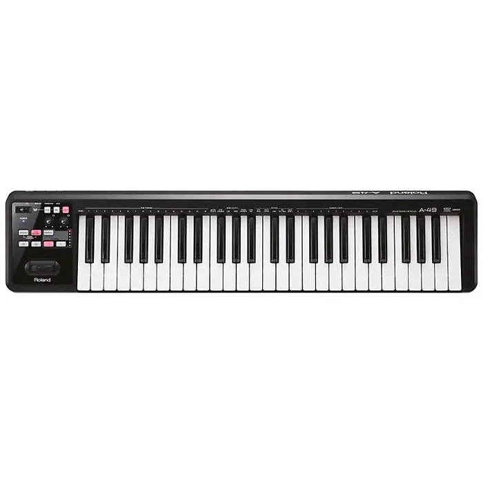 Roland A-49 MIDI Keyboard Controller Black Guitar Center