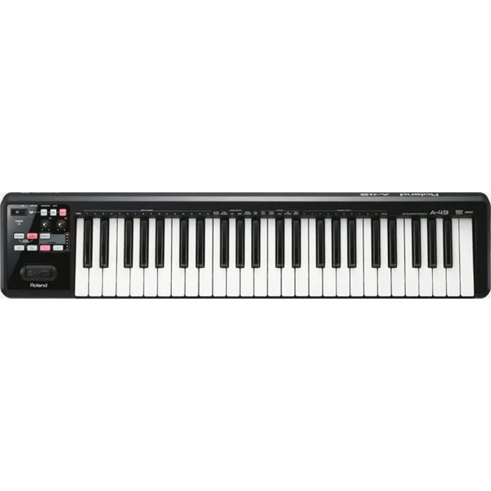 Roland A49 Midi Controller Keyboard, Black