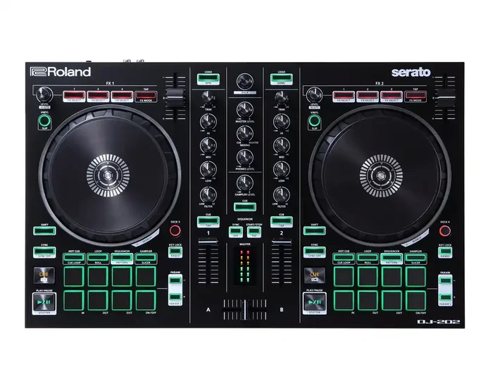 Roland DJ-202 DJ Controller W/ Serato DJ Pro