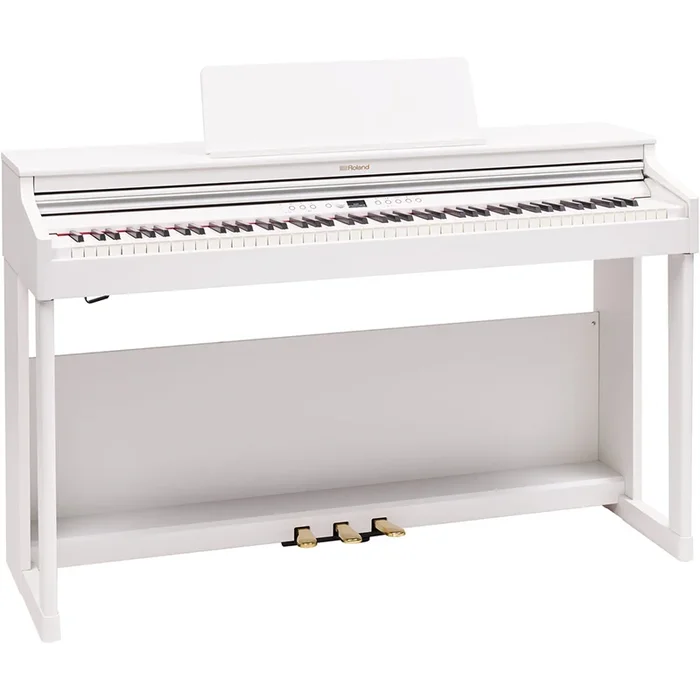 Roland RP701 White Digital Piano W/Piano Bench –