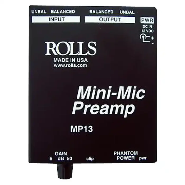 Rolls MP13 Mini-Mic Preamp Guitar Center