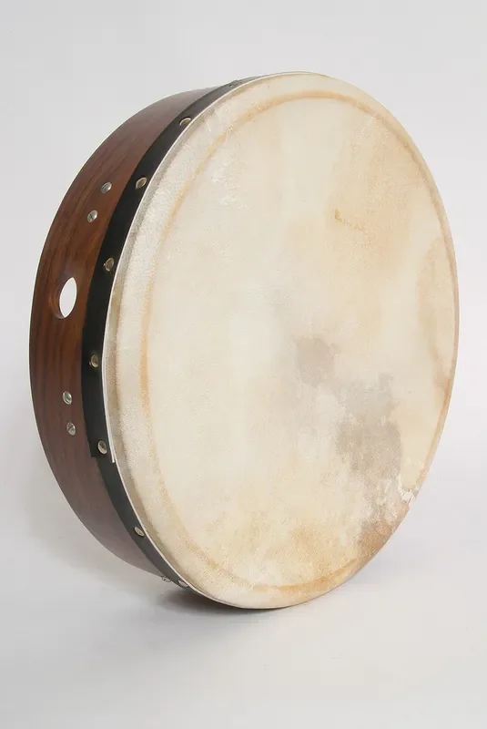 Roosebeck Bodhran, 14″ x 3.5″, Tune, Rosewood, Cross