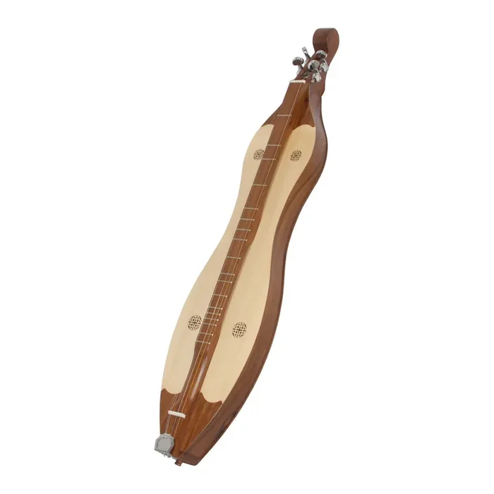 Roosebeck Grace Mountain Dulcimer 4-String Vaulted Fretboard Spruce Knotwork – Sheesham
