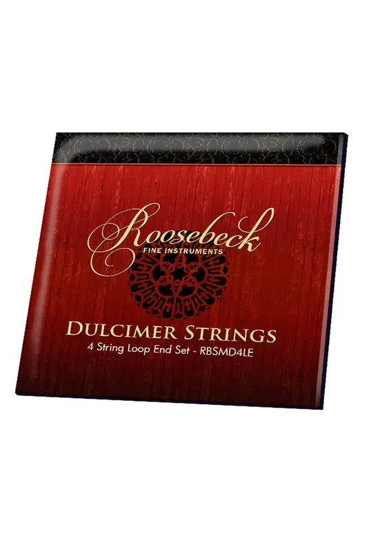 Roosebeck Mountain Dulcimer 4-String Set, Loop Ends