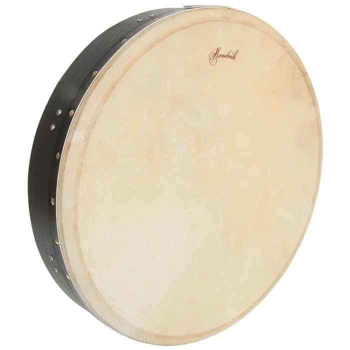 Roosebeck Tunable Mulberry Bodhran Single-Bar 18-by-3.5-Inch – Black
