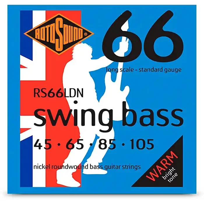 Rotosound RS66LDN Swing Bass Nickel Bass Guitar Strings (45 – 105) Guitar Center