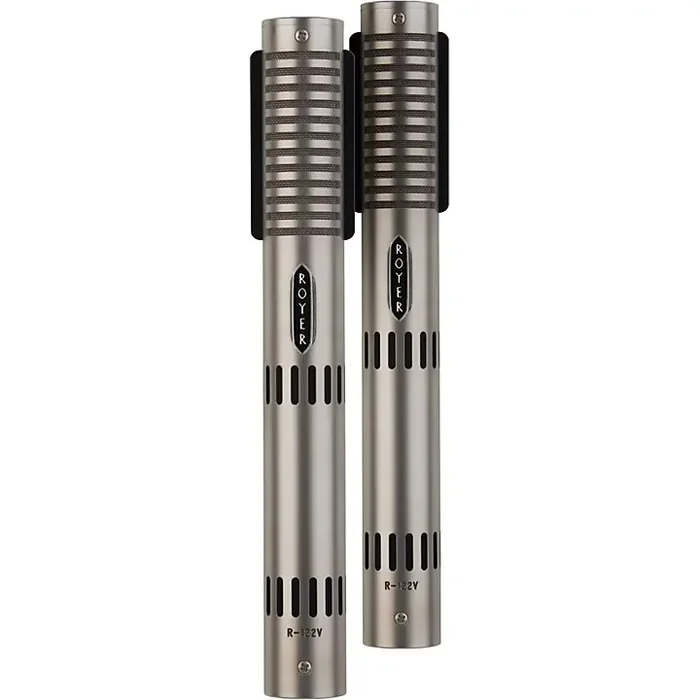 Royer R-122V Matched Ribbon Microphone Pair Nickel Guitar Center