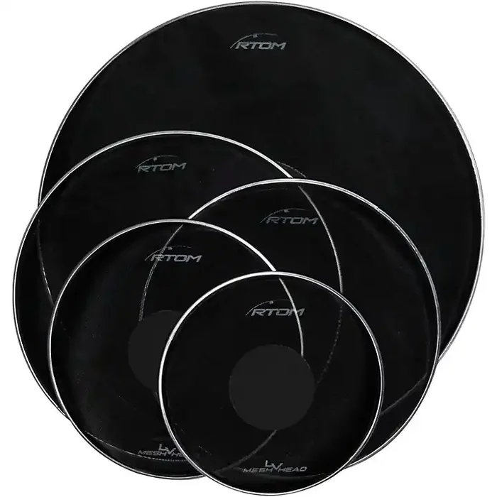 RTOM 10″/12″/14″/16″/22″ Low-Volume Mesh Head Pack Guitar Center