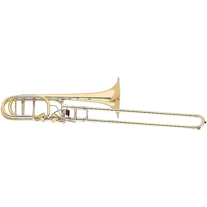 S.E. SHIRES Blair Bollinger Artist Series Professional Bass Trombone with Axial-Flow Valves Lacquer Yellow Brass Bell Guitar Center