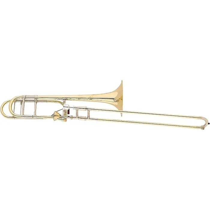S.E. SHIRES Custom Series Professional F-Attachment Tenor Trombone with Axial-Flow Valve Lacquer Yellow Brass Bell Guitar Center