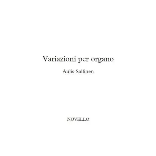 Sallinen, Aulis – Variazioni Per Organi