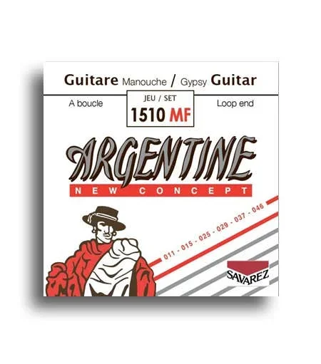 Savarez 1510MF Argentine Gypsy Jazz Loop End Guitar String Set (11-46)