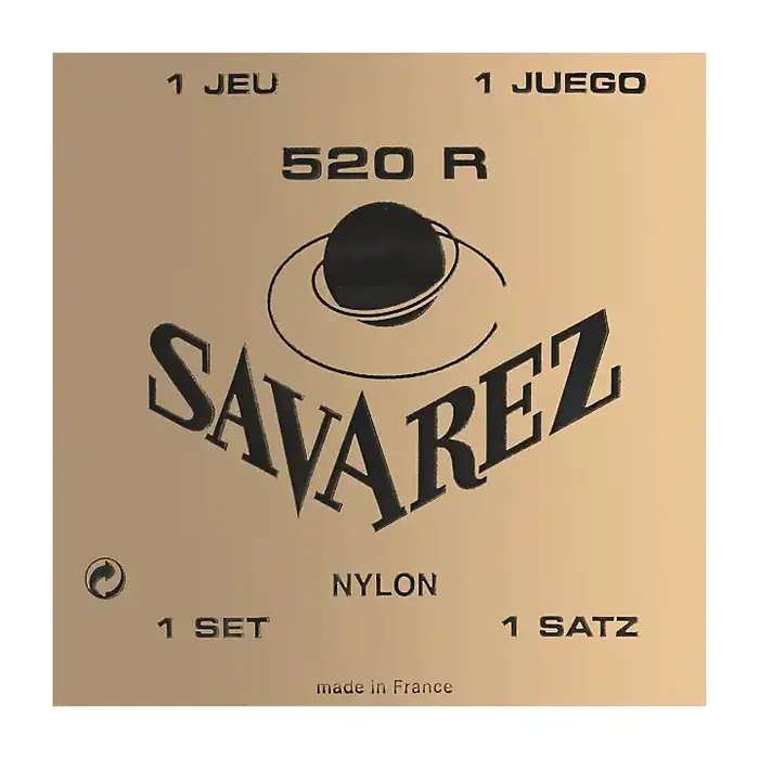 Savarez 520R Red Card Rectified Nylons Traditional Basses Normal Tension Nylon Guitar String Set Guitar Center