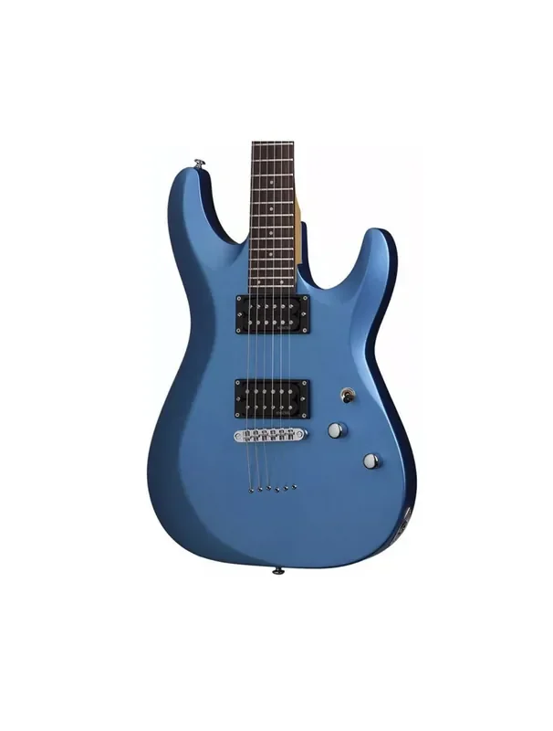 Schecter C-6 Deluxe Electric Guitar – Satin Metallic Light Blue