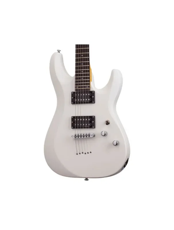 Schecter C-6 Deluxe Electric Guitar – Satin White