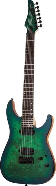 Schecter C-7 Pro Aqua Burst