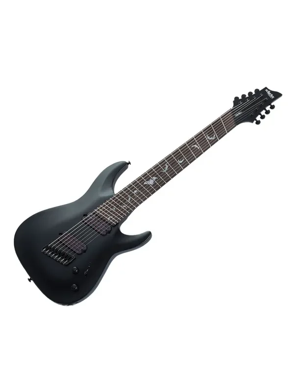 Schecter Damien-8 Multiscale – Satin Black