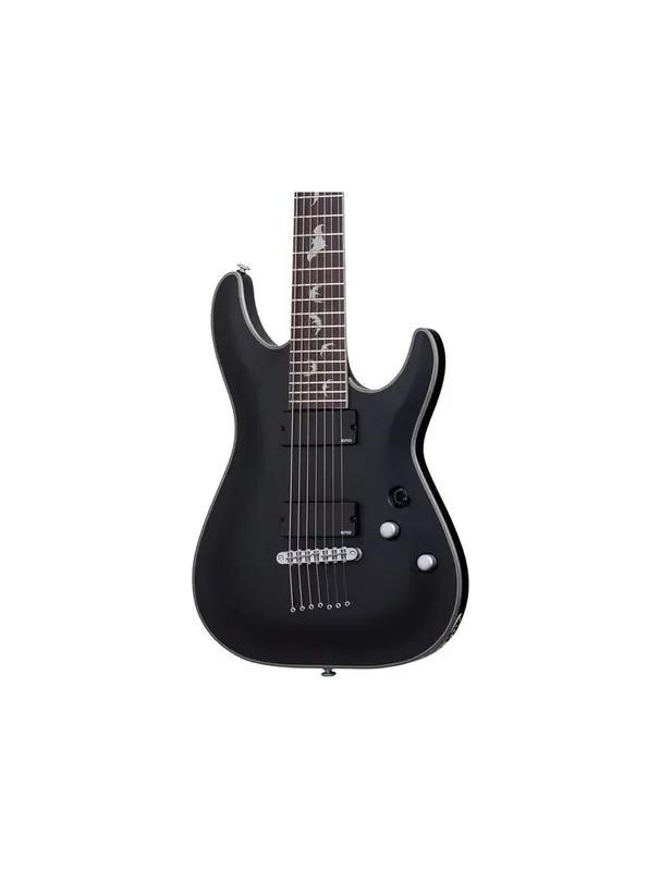 Schecter Damien Platinum-7 7-String Guitar – Satin Black