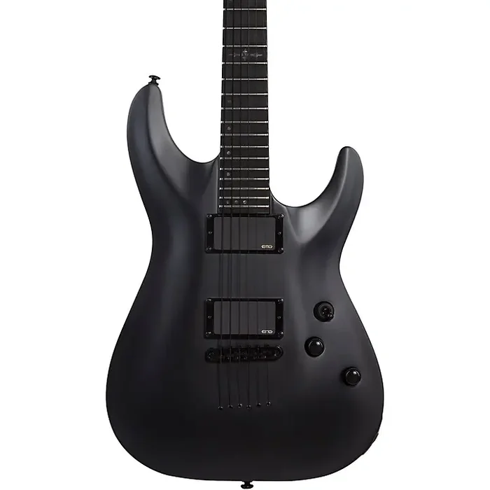 Schecter Guitar Research C-1 Platinum Blackout Electric Guitar Satin Black Guitar Center